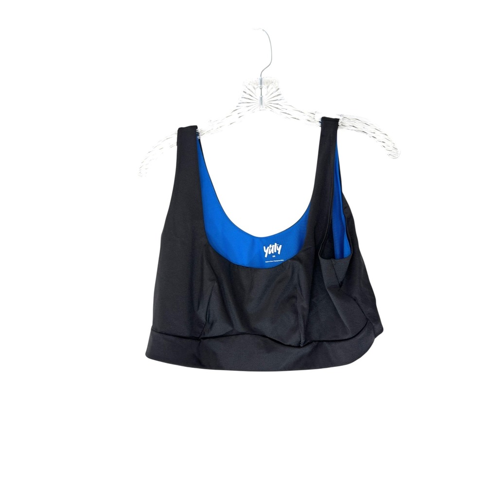 Yitty‎ Headliner Shaping Midi Bralette Plus Black Bra Medium Compression Size 2X